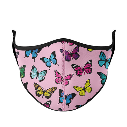 Trendy Pink Butterfly Cloth Face Mask | Top Trenz