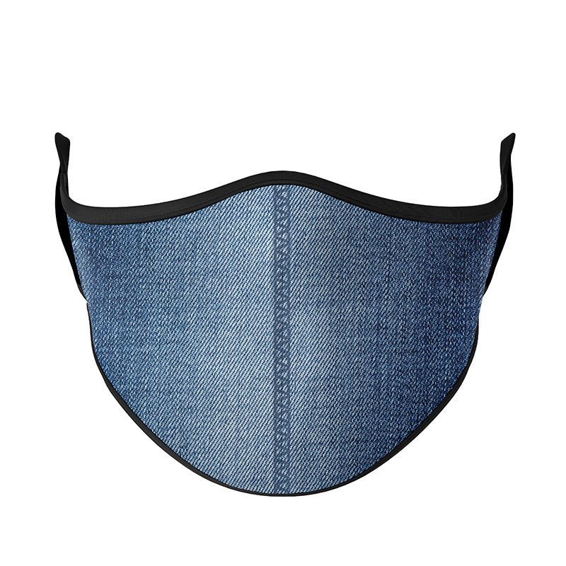 Super Fun Denim Print Face Mask For All Ages | Top Trenz