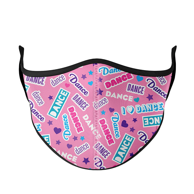 Super Cute Dance Print Face Mask | Top Trenz
