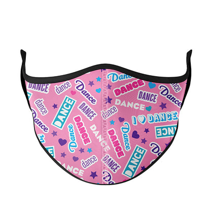 Super Cute Dance Print Face Mask | Top Trenz