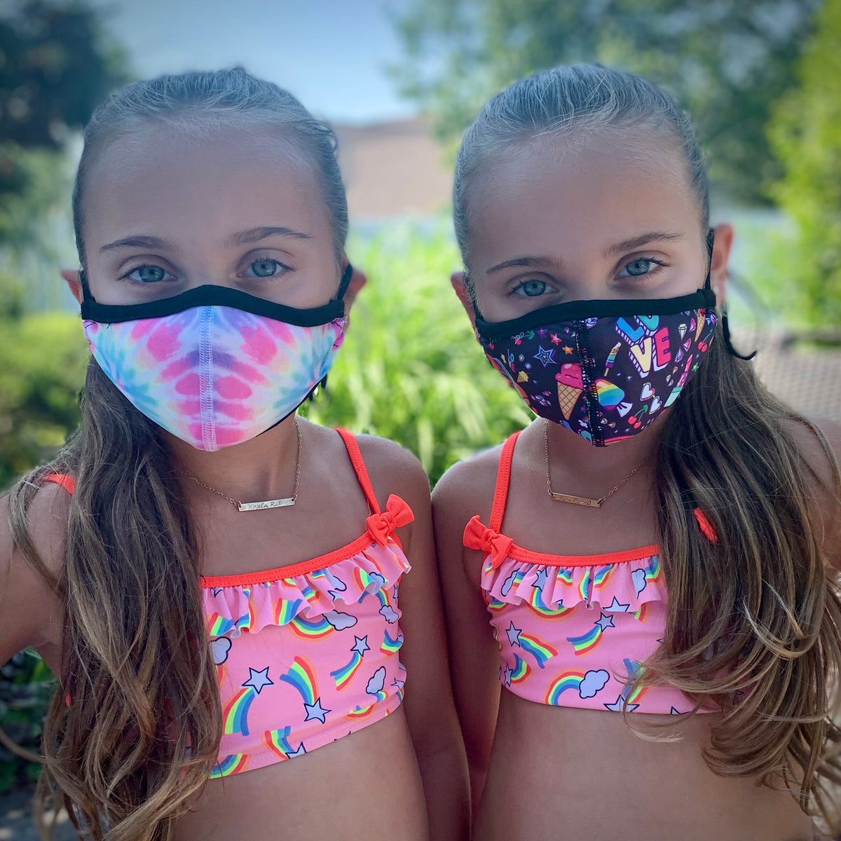 Super Cute Printed Funfetti Face Mask For Kids | Top Trenz