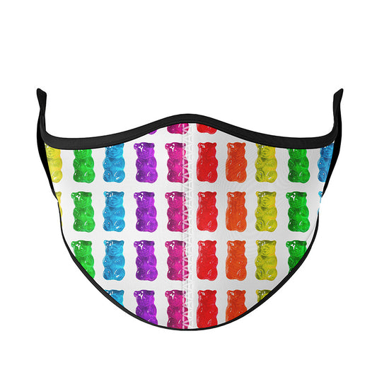 Super Cute Printed Gummy Yummy Bear Face Mask | Top Trenz