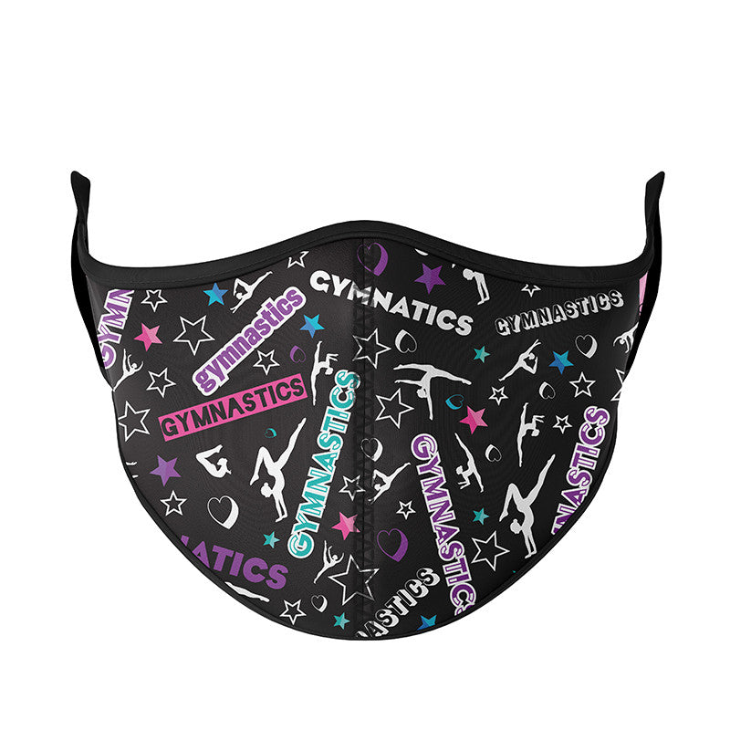 Fun Printed Gymnastics Face Mask For Kids And Tweens | Top Trenz
