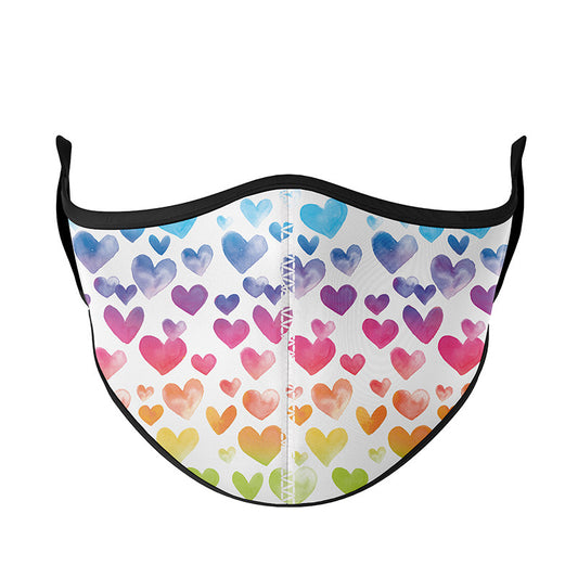 Super Cute Fashion Heart Overload Face Mask | Top Trenz
