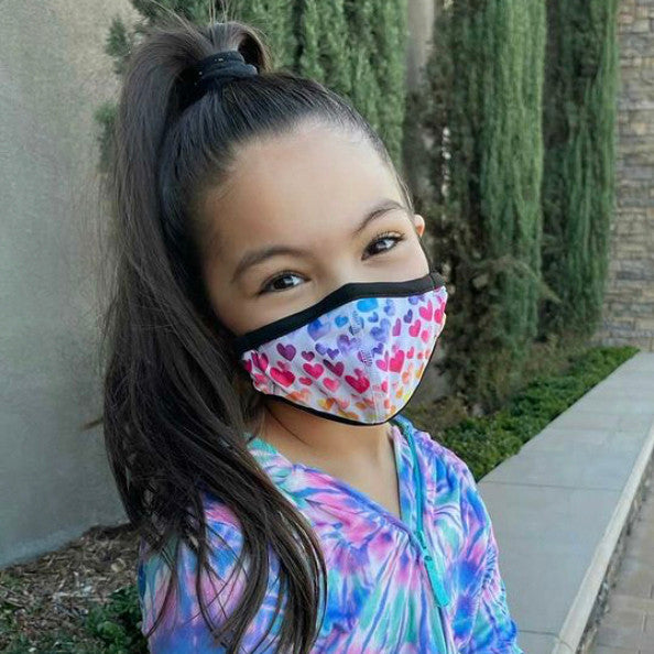 Super Cute Fashion Heart Overload Face Mask | Top Trenz