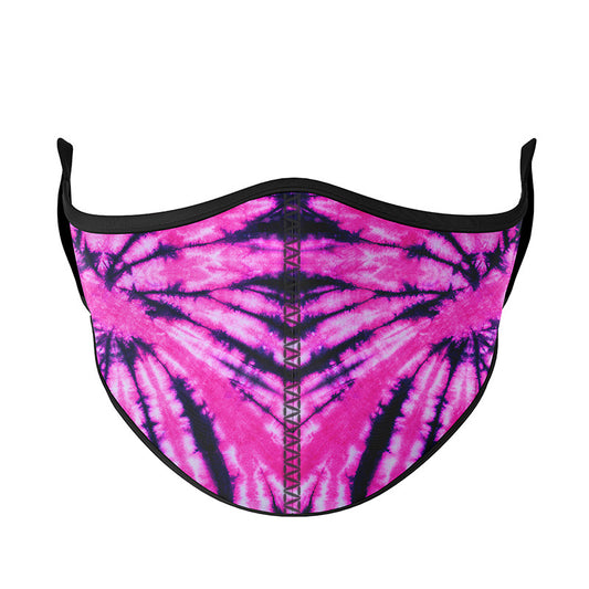 Pink Tiger Tie-Dye Face Mask | Top Trenz