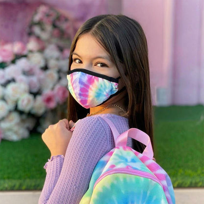 Pastel Delight Tie-Dye Face Mask | Top Trenz
