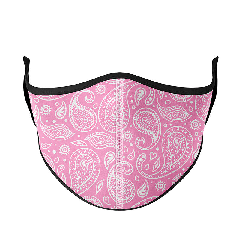 Pink Paisley Face Mask | Top Trenz