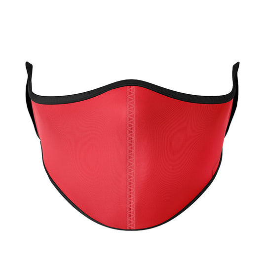 Red Solid Face Mask For All Ages | Top Trenz