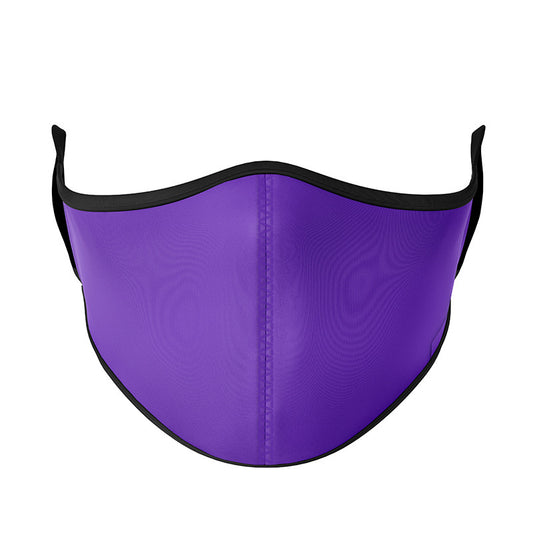 Solid Purple Colored Fashion Face Mask | Top Trenz