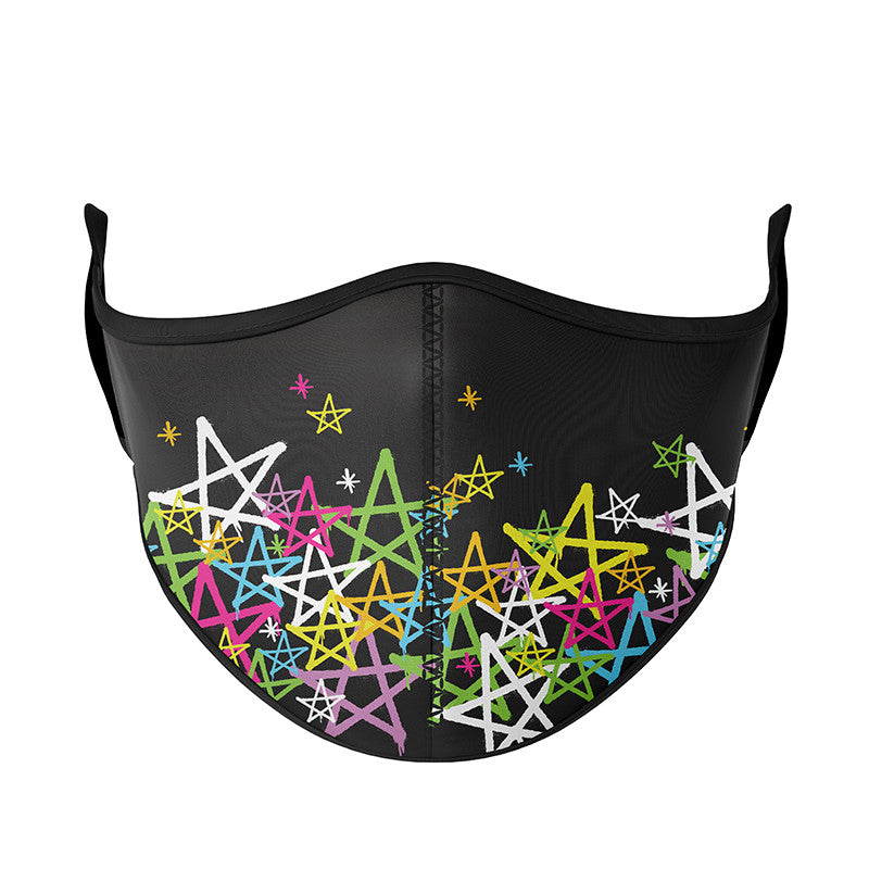 Spray Paint Star Face Mask | Top Trenz