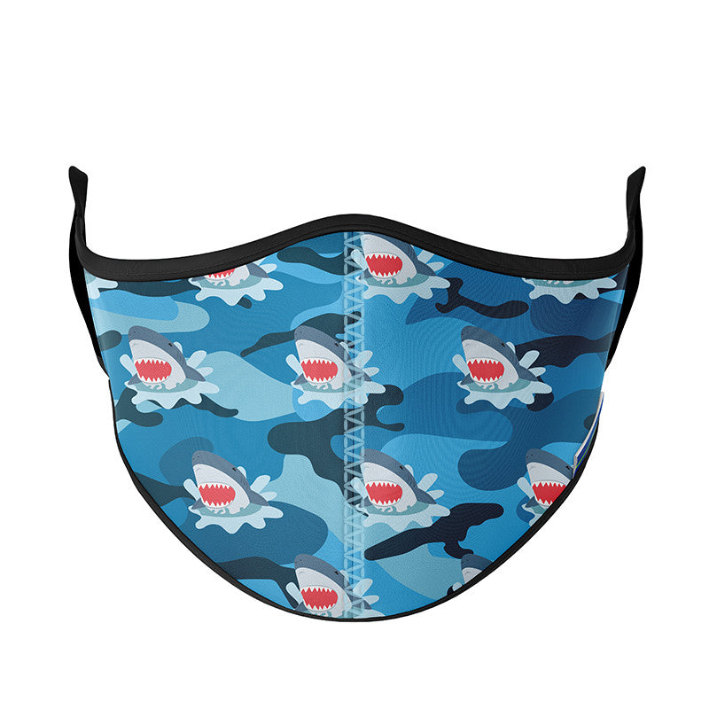 Camo Shark Face Mask | Top Trenz