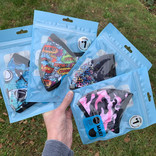 Camo Shark Face Mask | Top Trenz