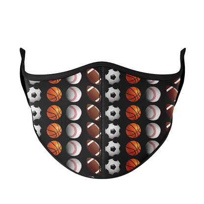 Black Multi Sports Face Mask | Top Trenz