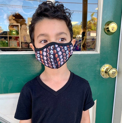 Black Multi Sports Face Mask | Top Trenz