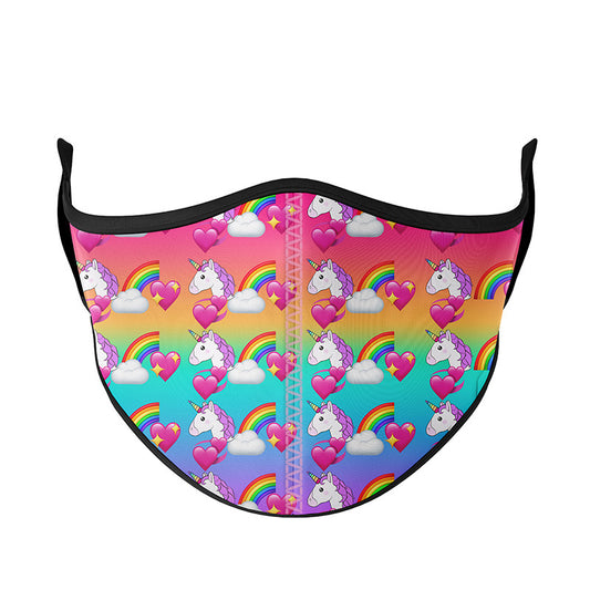 Unicorn Rainbow Face Mask | Top Trenz