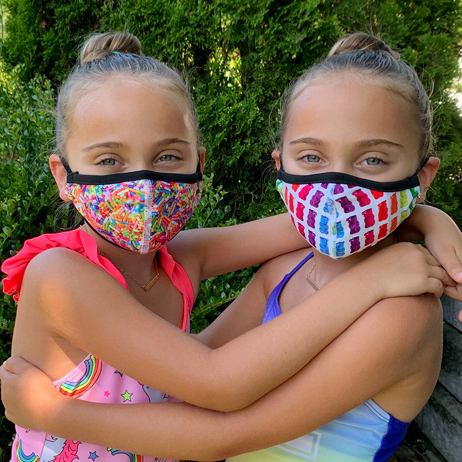 Unicorn Rainbow Face Mask | Top Trenz
