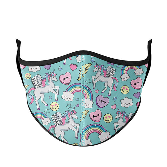 Super Cute Printed Unicorn Fashion Masks For Kids | Top Trenz