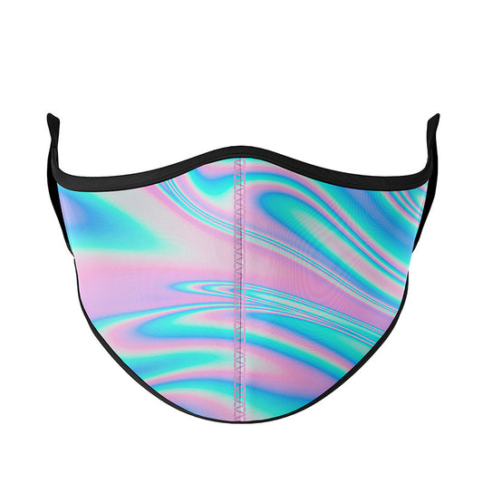 Fun Trendy Printed Holographic Face Mask | Top Trenz