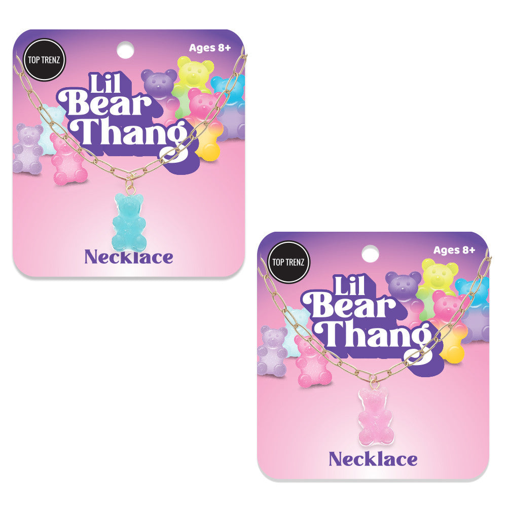Unique Bear Paperclip Charm Necklaces | Top Trenz