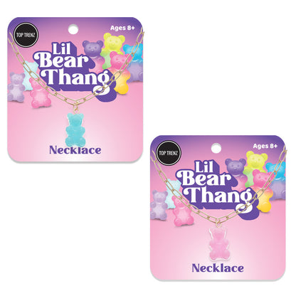 Unique Bear Paperclip Charm Necklaces | Top Trenz