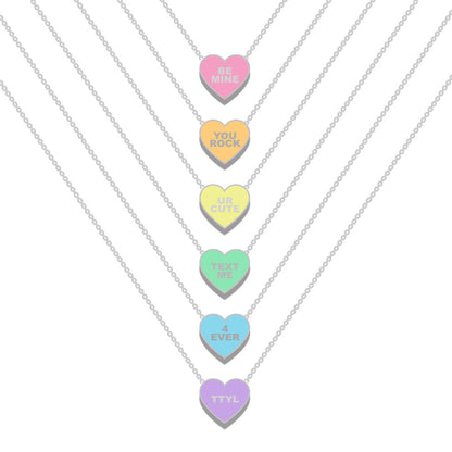 Charming Heart Chain Jewelry Necklace For Kids | Top Trenz