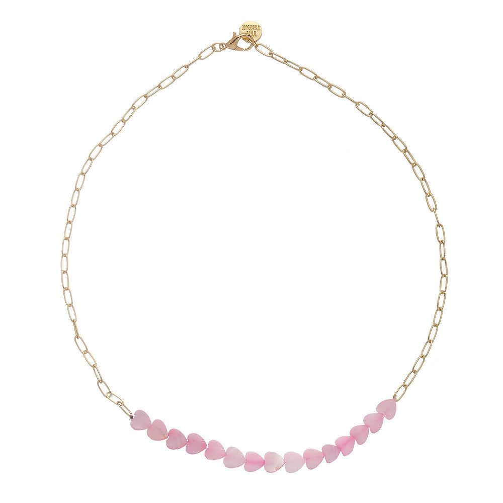 Pearl Heart Charm Necklaces For Kids And Tweens | Top Trenz