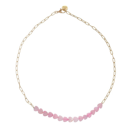 Pearl Heart Charm Necklaces For Kids And Tweens | Top Trenz
