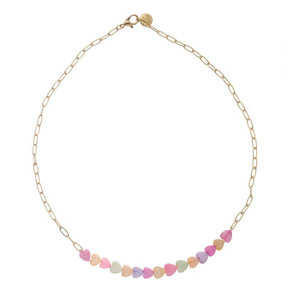 Pearl Heart Charm Necklaces For Kids And Tweens | Top Trenz