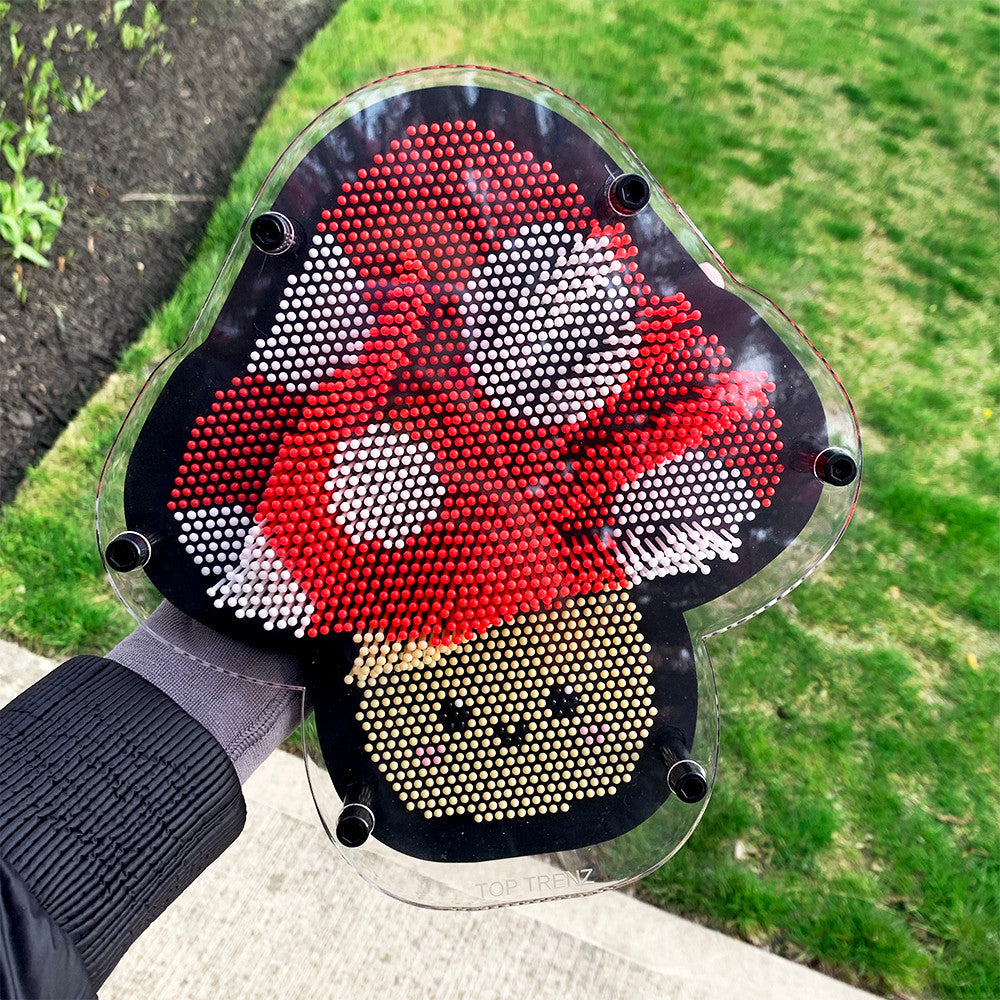 Fun Pin N Play Fidget Mushrom Face Toy | Top Trenz