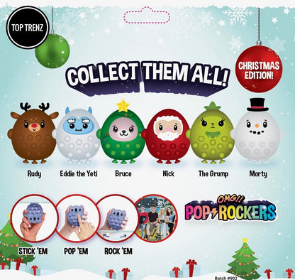 OMG Pop Rockers Christmas Holiday Fidget Poppers | Top Trenz