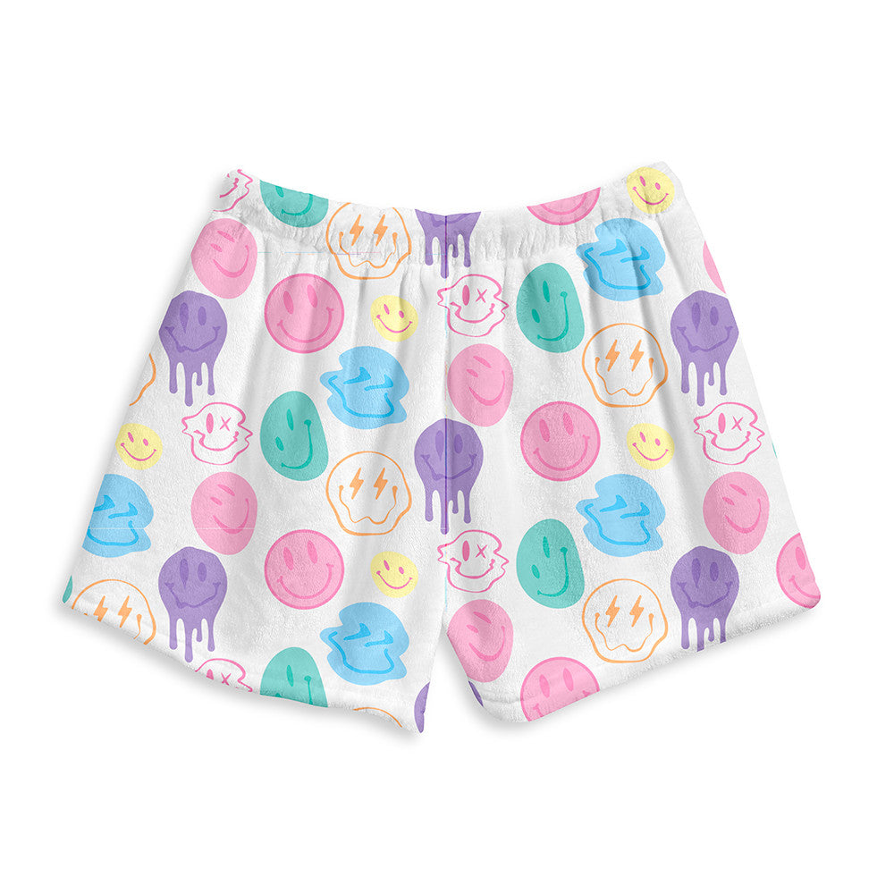 Soft And Stylish Fuzzy Lounge Shorts For Kids And Tweens | Top Trenz