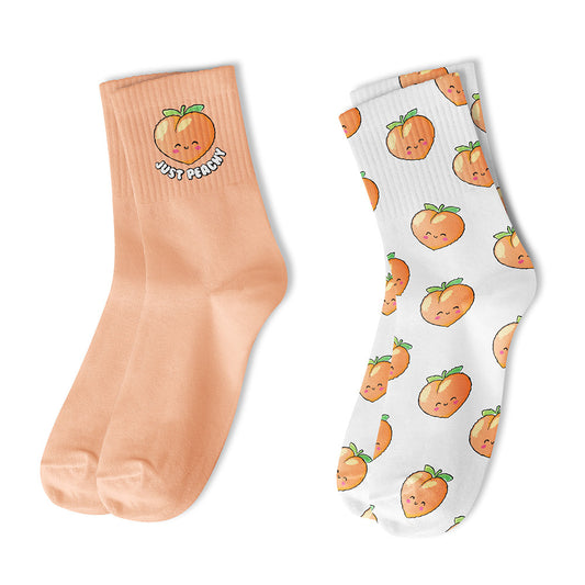 Crew Fruit Print Socks Multi Pack For Kids And Tweens | Top Trenz