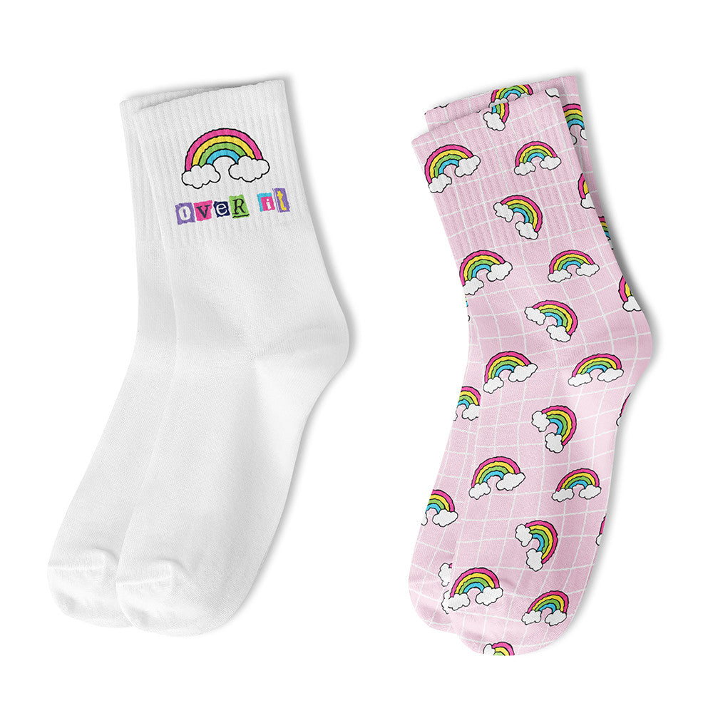 Crew Pattern Socks Multi Pack For Kids And Tweens | Top Trenz