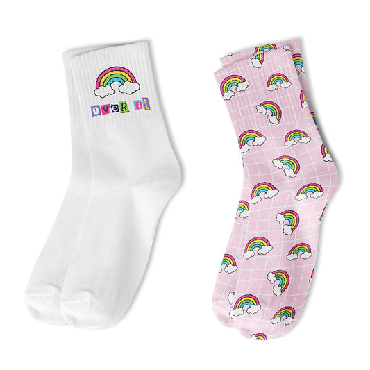 Crew Pattern Socks Multi Pack For Kids And Tweens | Top Trenz