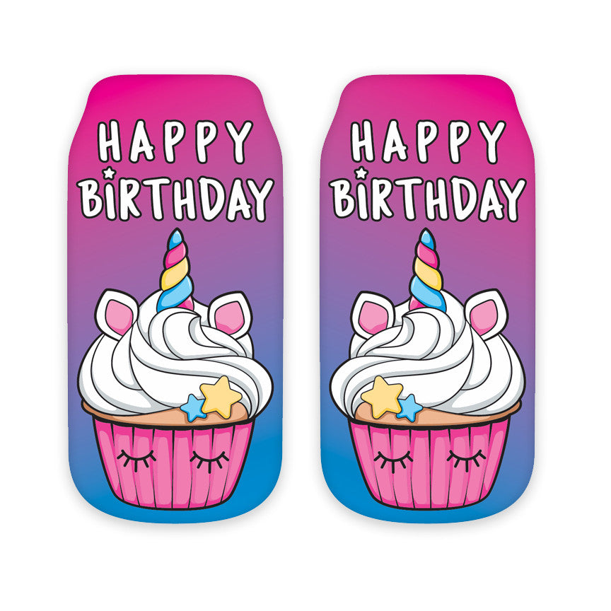 Ankle Socks- Happy Birthday Cupcake Print | Top Trenz