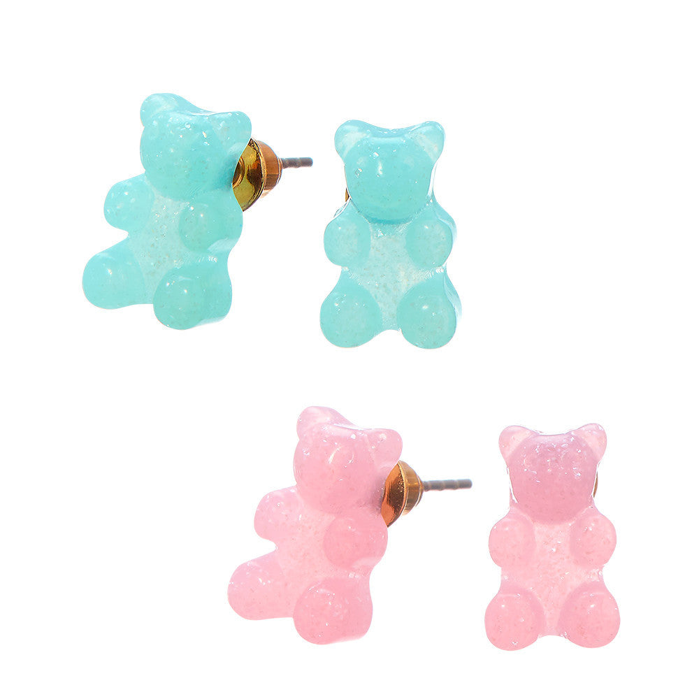 Dainty Bear Earring Sets For Kids And Tweens | Top Trenz
