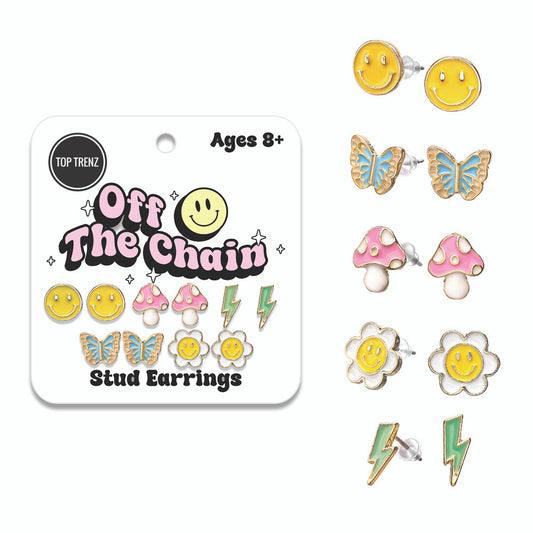 Stylish Stud Charm Earrings For Kids And Tweens | Top Trenz