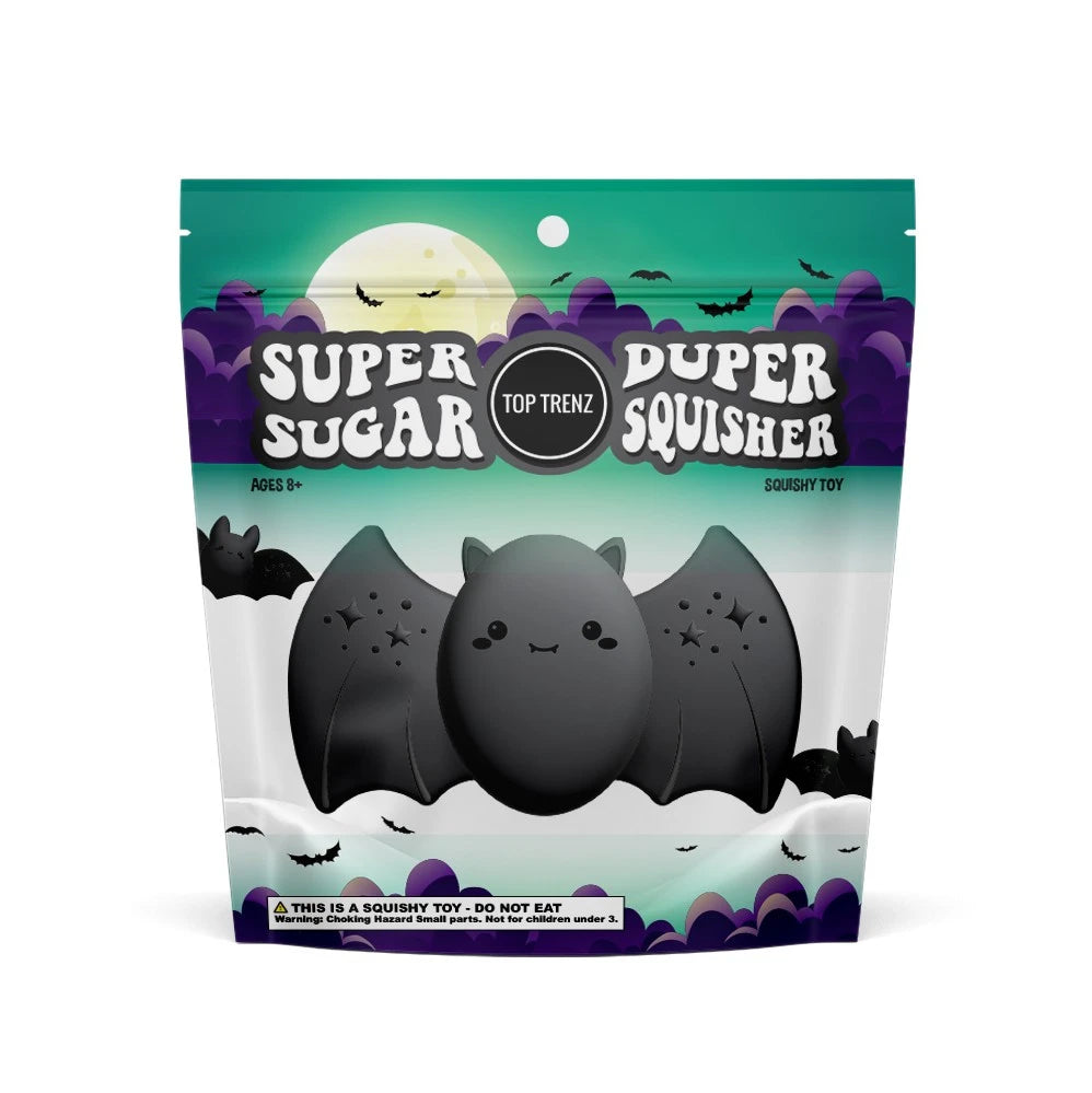 Halloween Bat Sugar Squisher Toy - Fun and Relaxing Stress Relief | Top Trenz