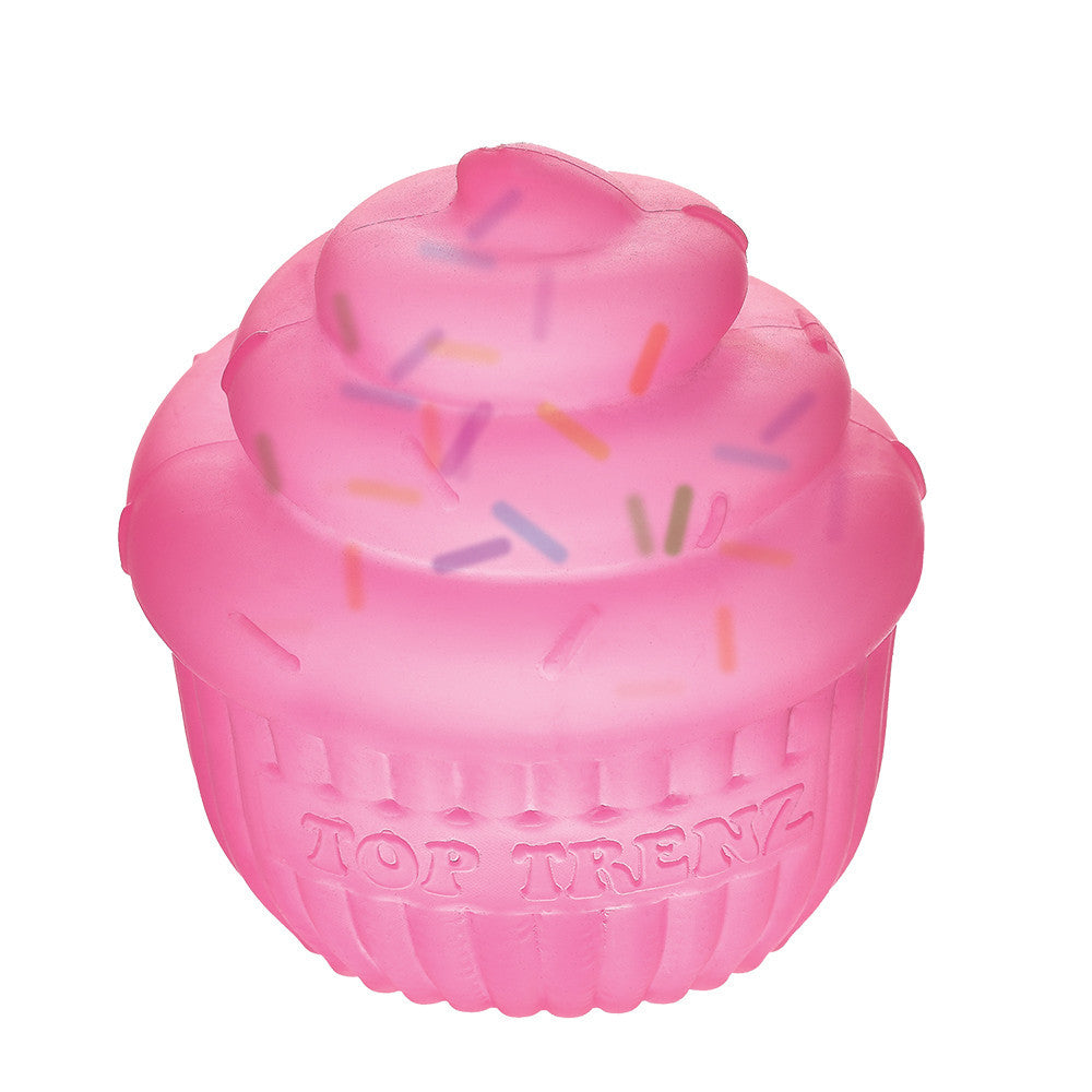 Adorable Sprinkle Cupcake Sugar Squisher Toy - Stress Relief & Sensory Fun | Top Trenz