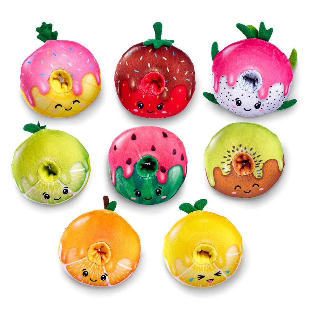 Fruit Plush Sugar Donut Squishy Stress Ball Fidget Toy | Top Trenz
