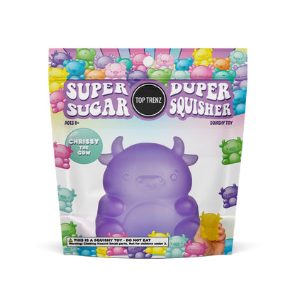 Cow Squishy Stress Ball Fidget Toy - Sugar Squisher | Top Trenz
