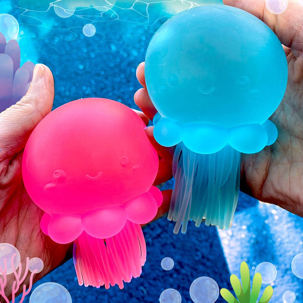 Super Duper Sugar Squisher – Jellyfish Squishy Fidget Toy - Sensory DNA Ball with Stretchy Tentacles | Top Trenz