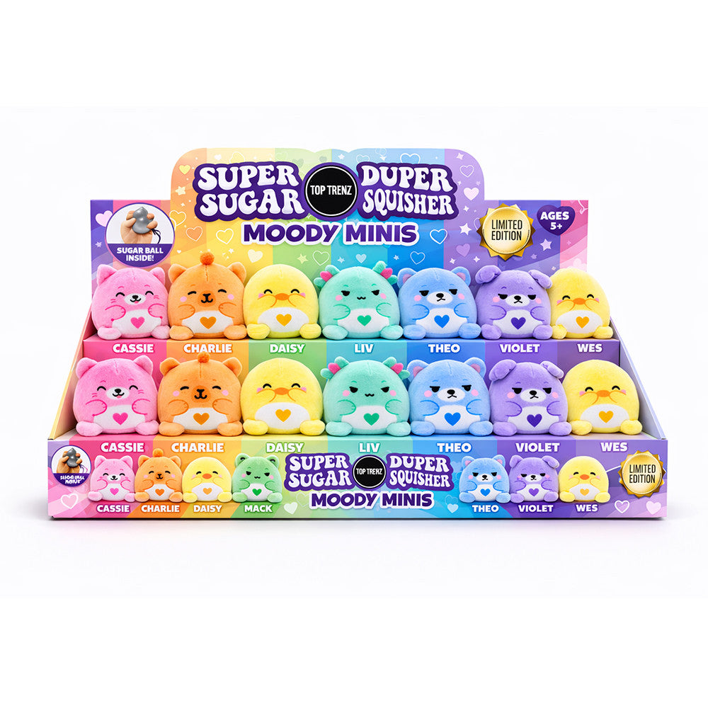 Plush Moody Minis  - Mini Sensory Plush Squishy Toy | Top Trenz