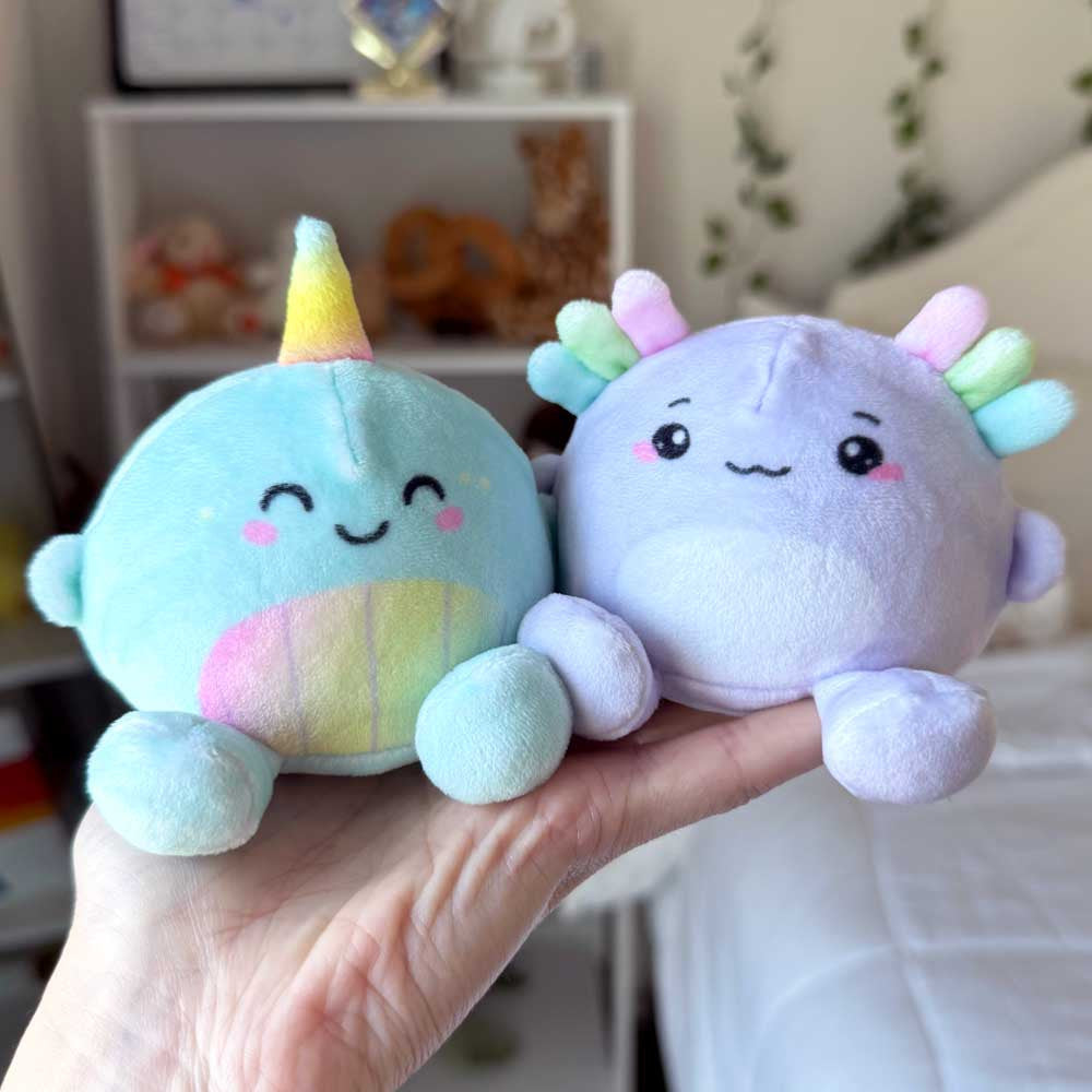 Angie the Axolotl Squishy Plush – Super Duper Sugar Squisher - Trending Sensory Fidget Toy for Kids, Tweens, Teens & Collectors | Top Trenz