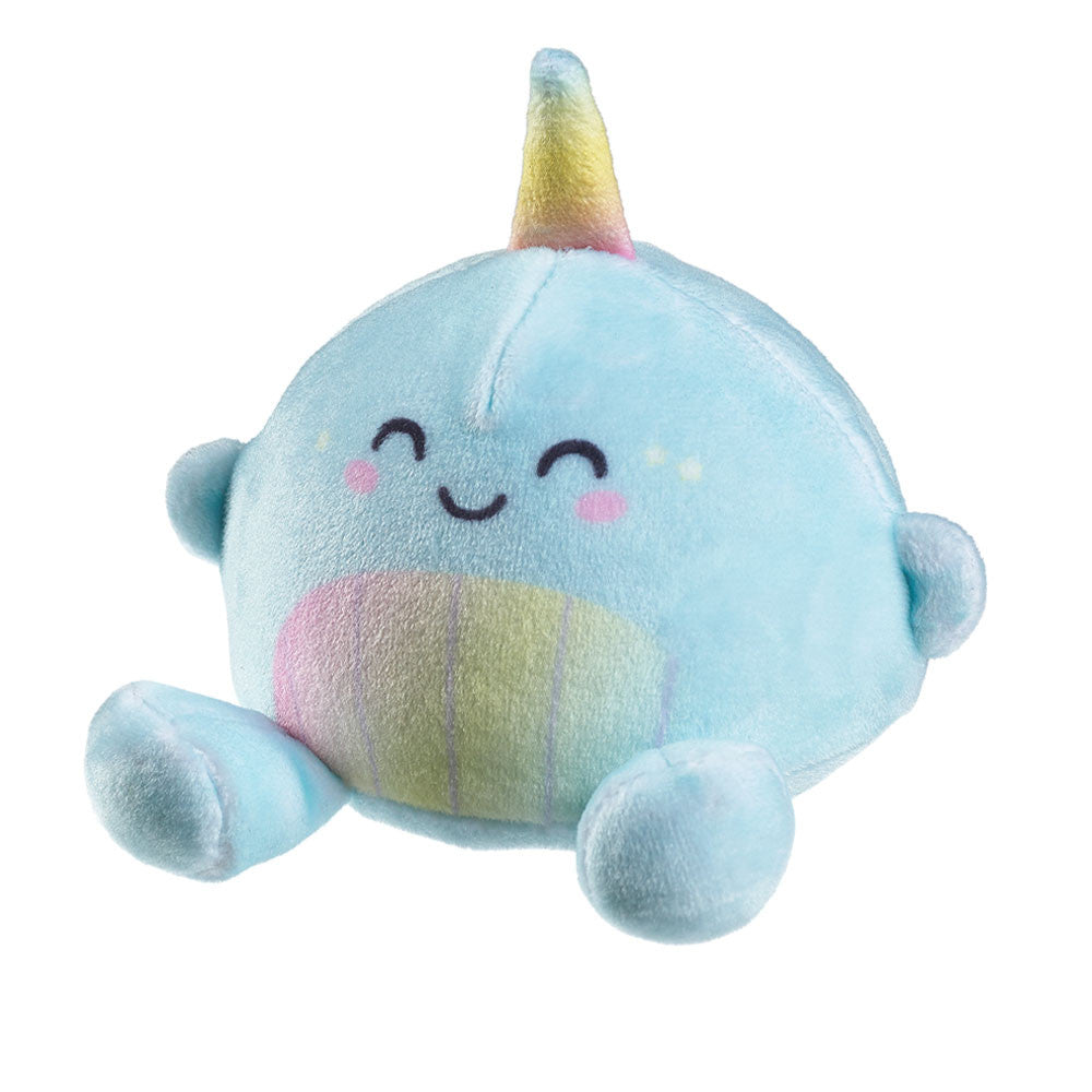 Nelly the Narwhal Squishy Plush – Super Duper Sugar Squisher - Trending Sensory Fidget Toy for Kids, Tweens, Teens & Collectors | Top Trenz