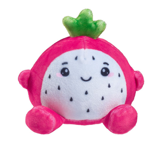 Darlene the Dragon Fruit Squishy Plush – Super Duper Sugar Squisher - Soft Sensory Fidget & Collectible Plush for Kids, Tweens & Teens | Top Trenz