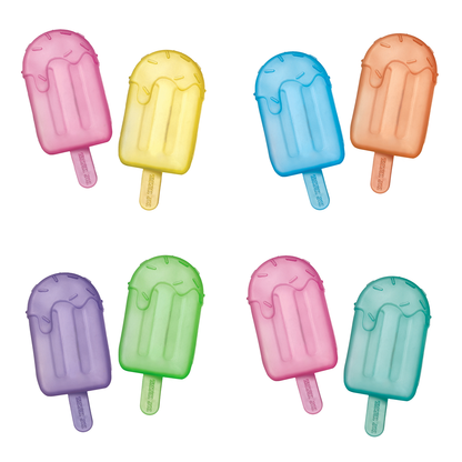 Super Duper Sugar Squisher - Mini Ice Pops 2 Pack - Stress Relief Squishy Toys | Top Trenz