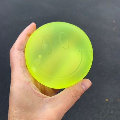 Happy Face Squishy Stress Ball Fidget Toy - Sugar Squisher | Top Trenz