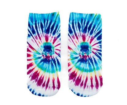 Tie dye fun ankle socks | Top Trenz